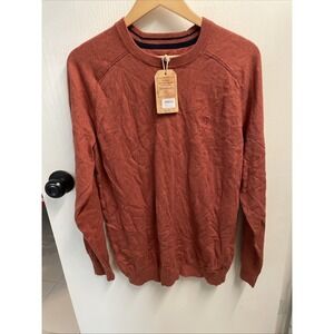 Fat Face Braunton Crew Men's L Dusky Orange NWT
